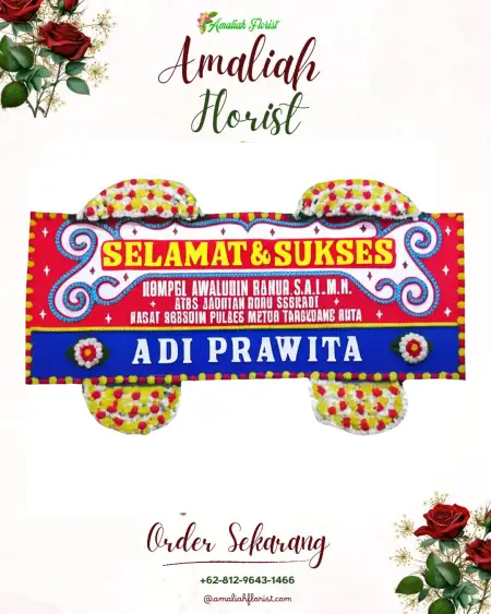 Papan Bunga Ucapan Selamat Kalices